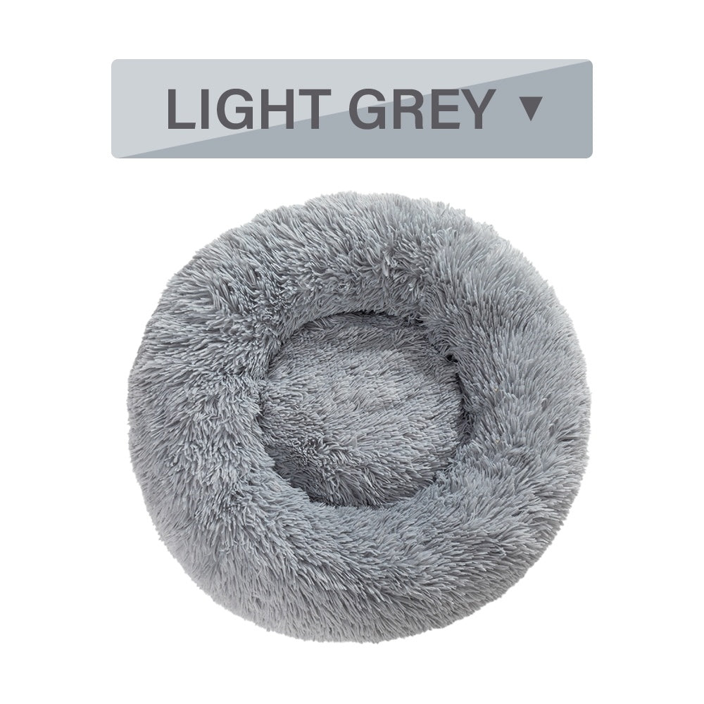 a grey round object with text