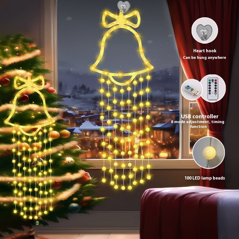 a christmas tree with lights