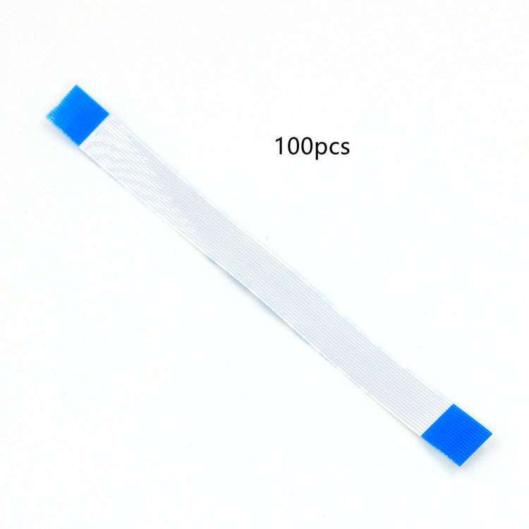 a white and blue cable strip