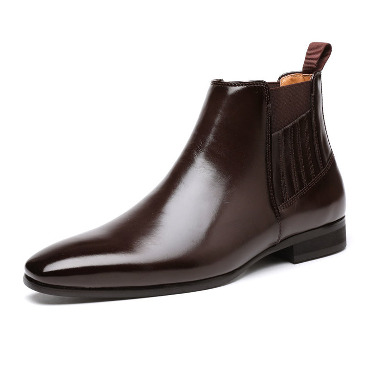 a brown boot with a brown sole