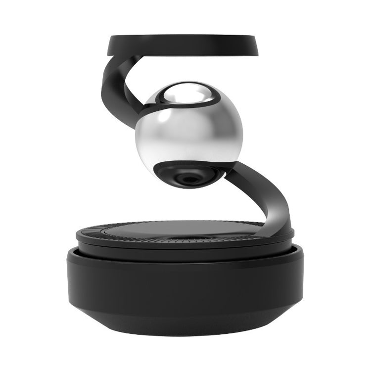 a black and silver object with a white background