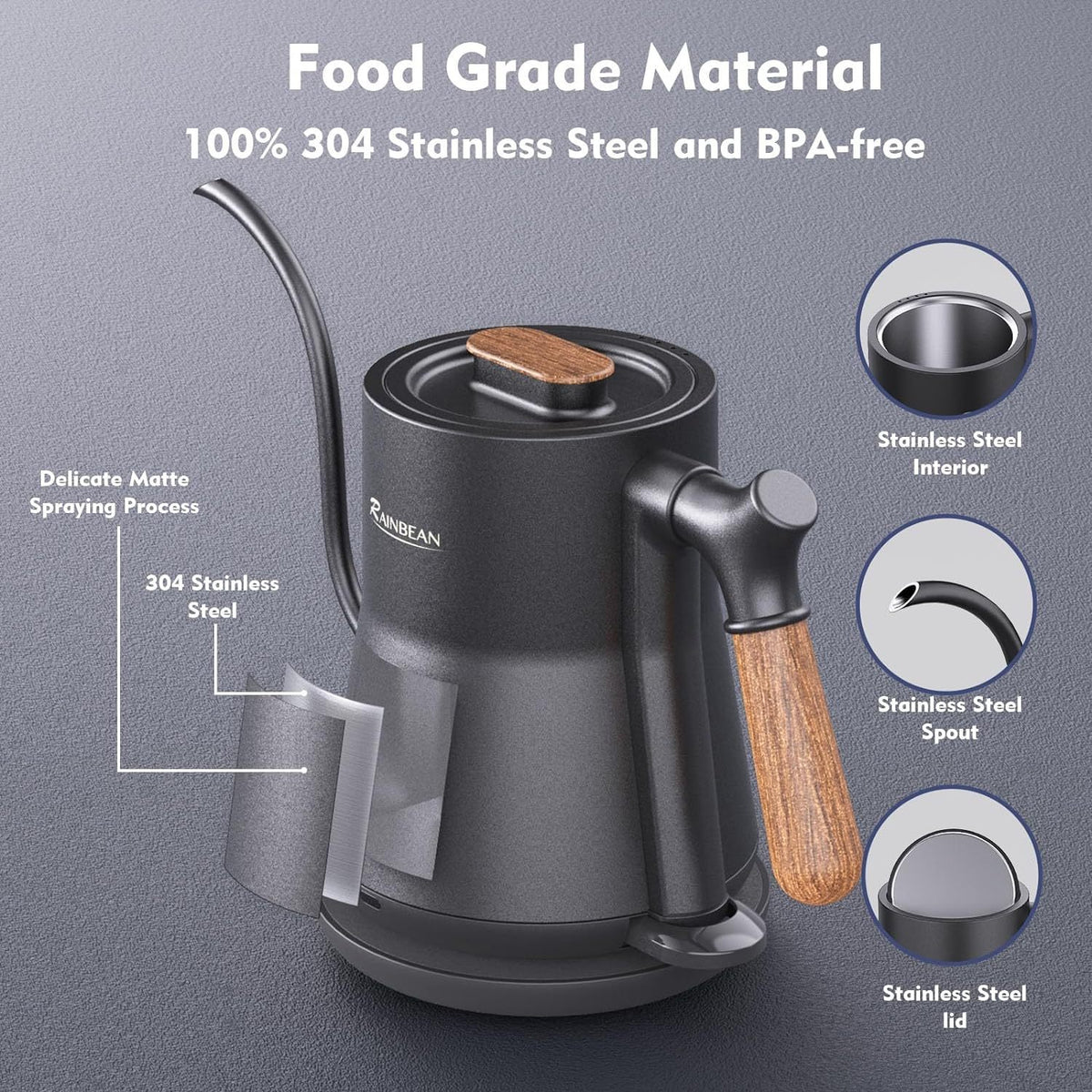 a close up of a kettle