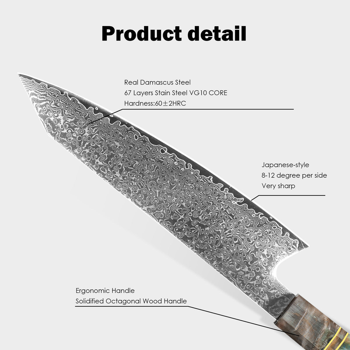 a close-up of a knife