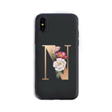 Alphabet Letter Silicone Phone Case
