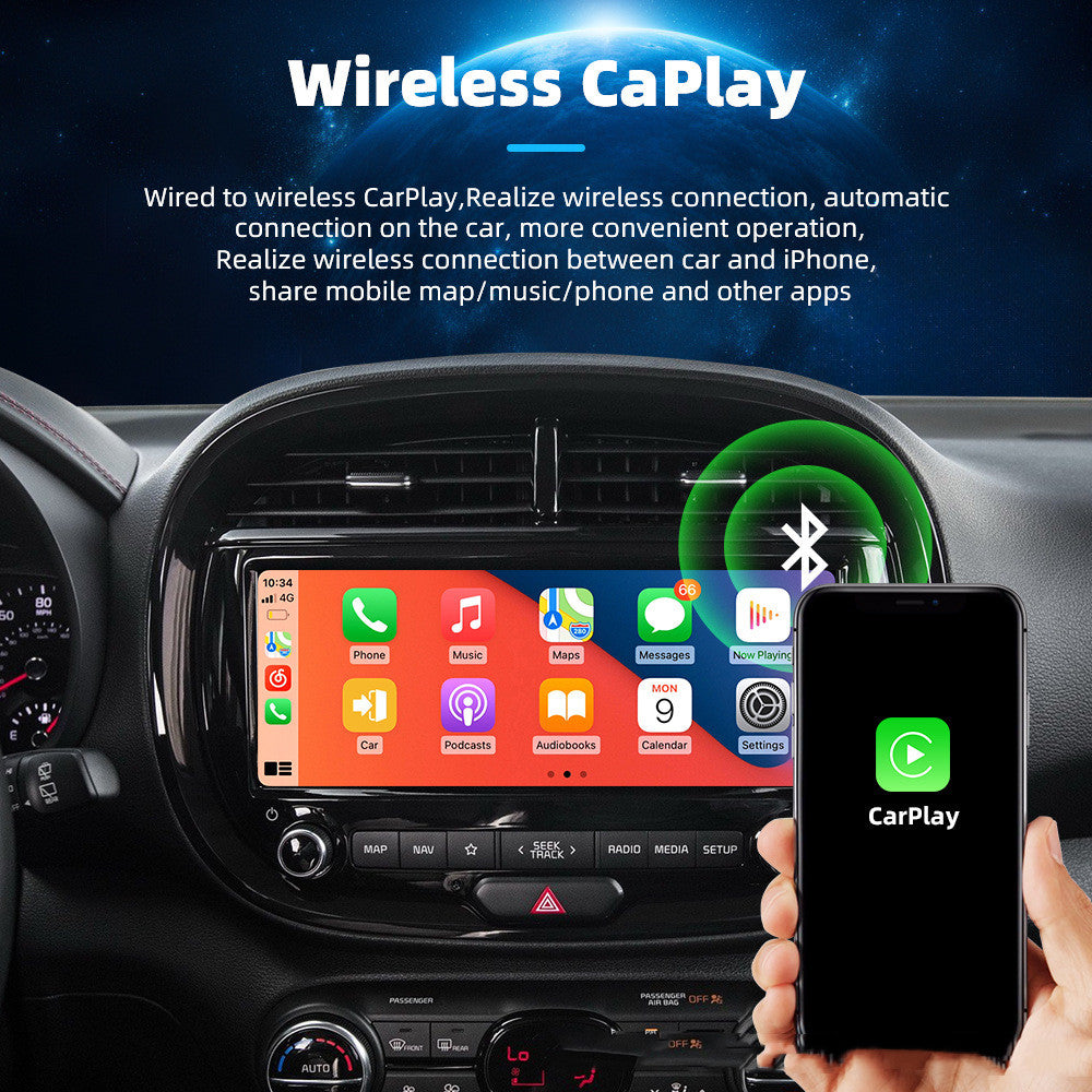 Direct Plug-in Wired To Wireless Carplay Box