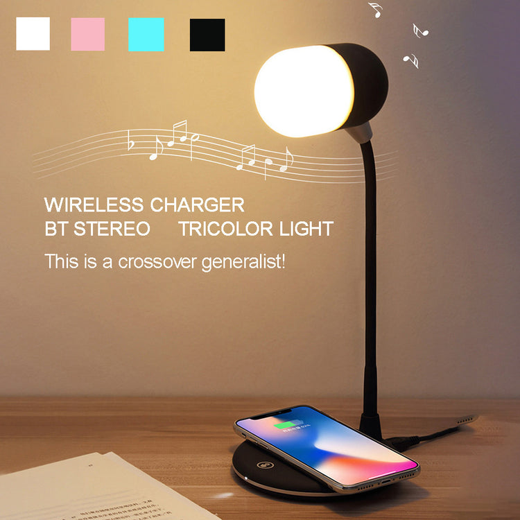 a phone charging on a wireless charger