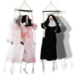Light-Up Hanging Ghost Decorations, 2-Pack