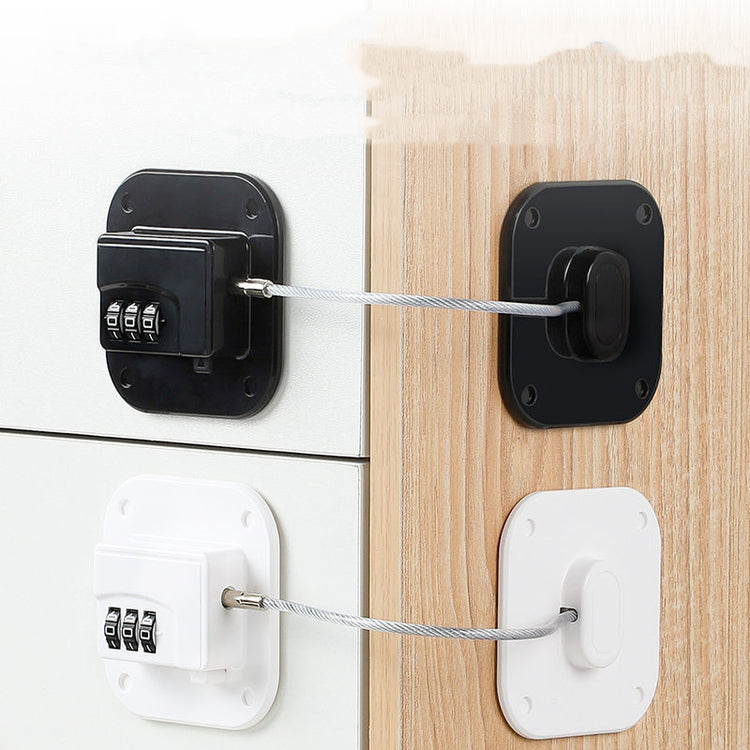 a combination lock on a wall