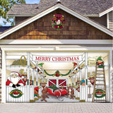Cartoon Christmas Party Backdrop Cloth