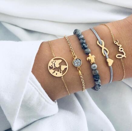 a person wearing bracelets