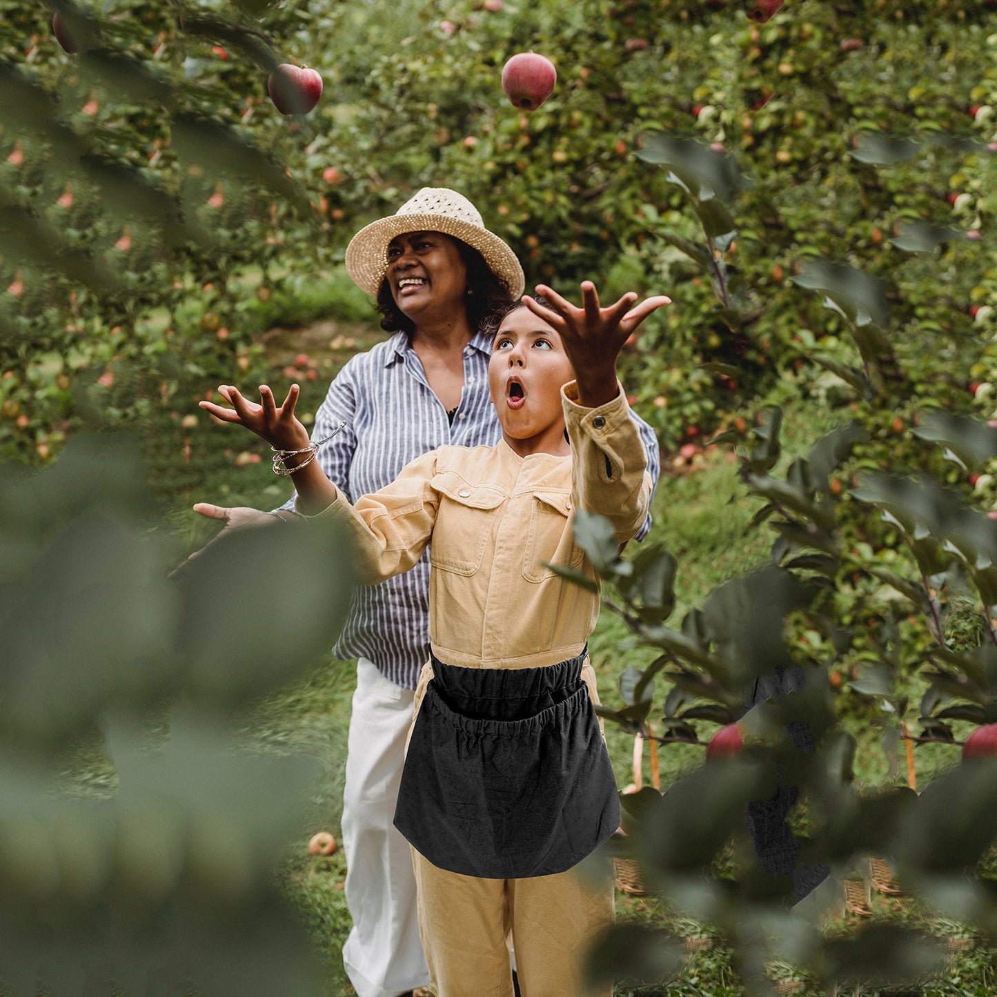 Fruit Picking Bag Waist Hanging Tool Jungle Berry Storage Bag