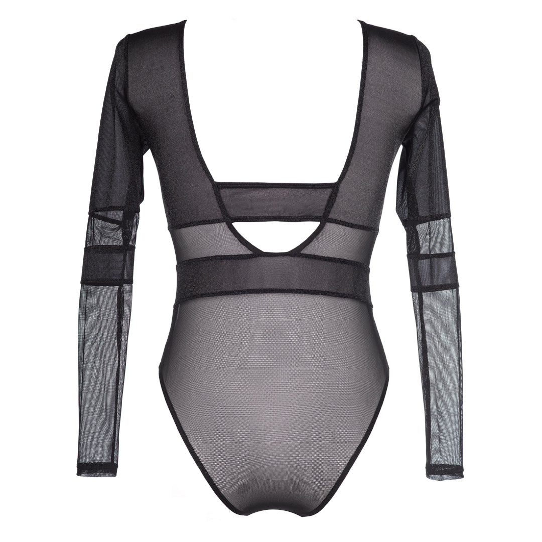 Axami Miami Vibe Sheer Shimmer Mesh Teddy