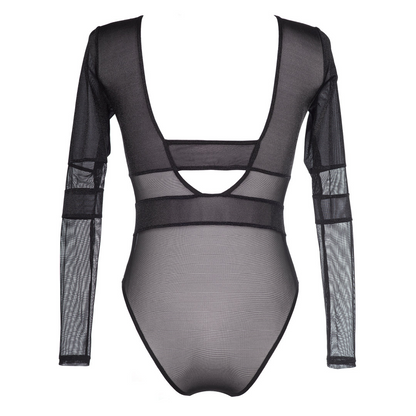 Axami Miami Vibe Sheer Shimmer Mesh Teddy