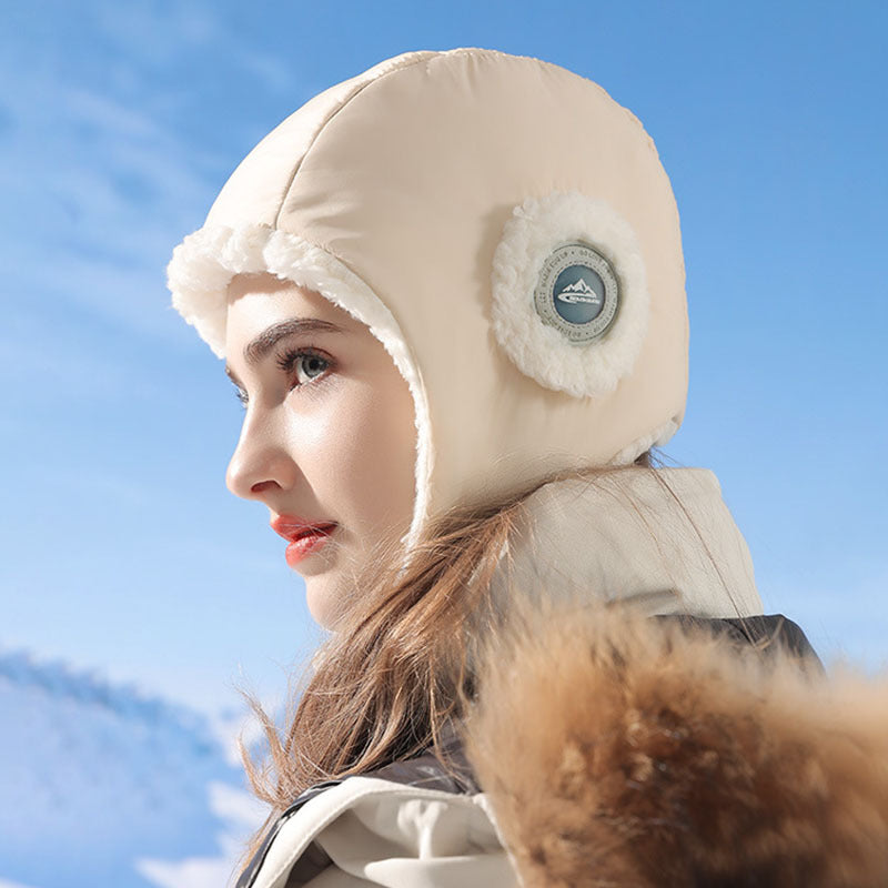 a woman wearing a hat