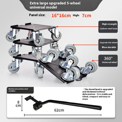 Five-wheel Bearing Universal Wheel Shifter Household Furniture Furniture Moving System