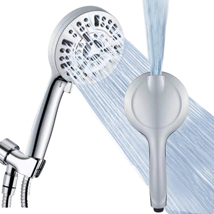 a shower head with water coming out of it