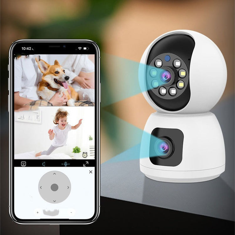 a camera with a screen and a phone