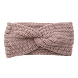 Knitted Cross-Front Ear-Warmer Headband