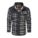 Men Warm Jacket Fleece Thick Army Coat Slim Fit Autumn Winter Jacket