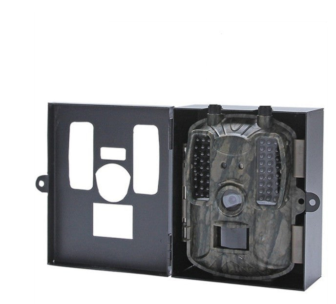 a black box with a camo body
