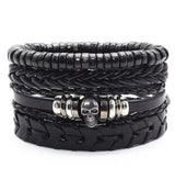 Men's Vintage Braided Leather Bracelet