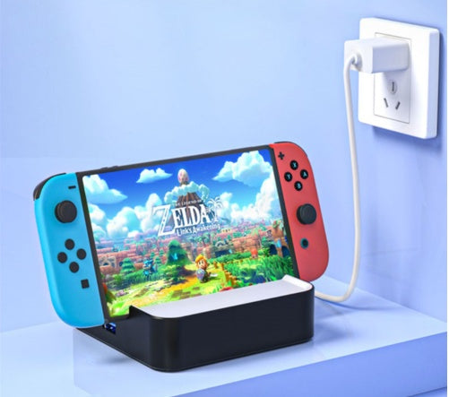 a video game console charging