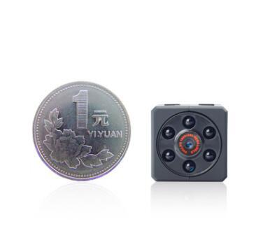 a coin and a square camera