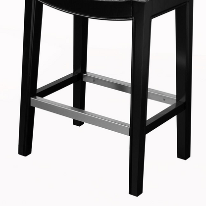 Belfast Saddle Counter Stool, Grey