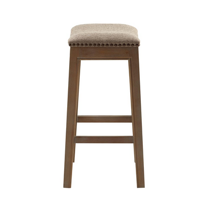Belfast Saddle Counter Stool, Grey