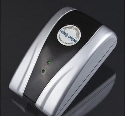 a black and silver device