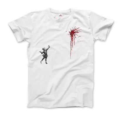 Banksy Valentines Day Mural Reproduction T-Shirt