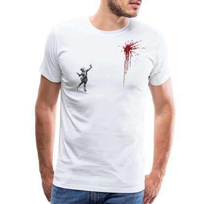 Banksy Valentines Day Mural Reproduction T-Shirt