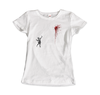 Banksy Valentines Day Mural Reproduction T-Shirt