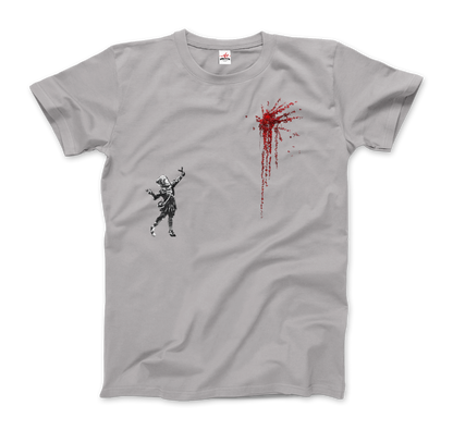 Banksy Valentines Day Mural Reproduction T-Shirt