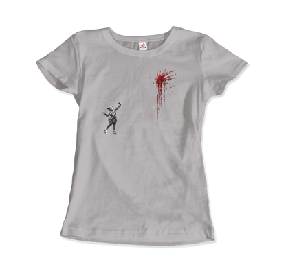Banksy Valentines Day Mural Reproduction T-Shirt