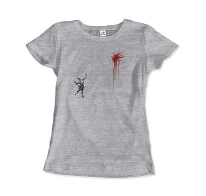 Banksy Valentines Day Mural Reproduction T-Shirt