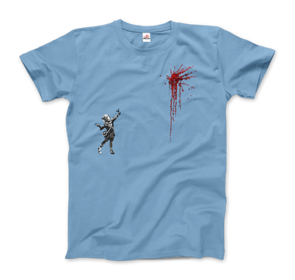 Banksy Valentines Day Mural Reproduction T-Shirt