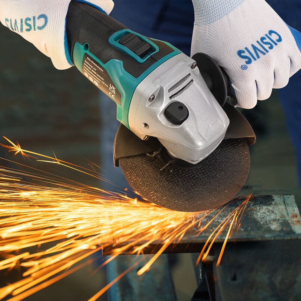 125mm Angle Grinder, Cordless Cut-off Grinder, Grinding Machine, Flex With 21V 2batteries