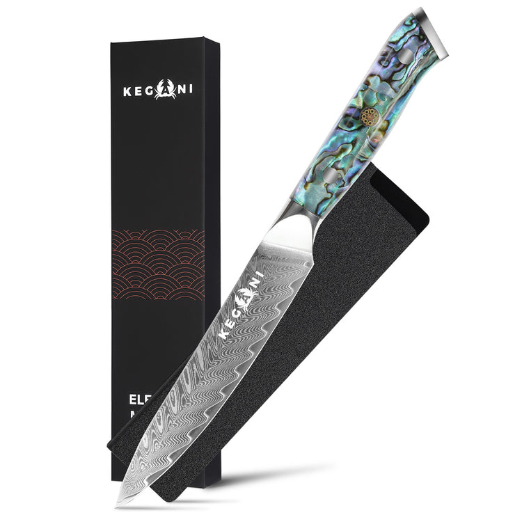 a knife with a black box