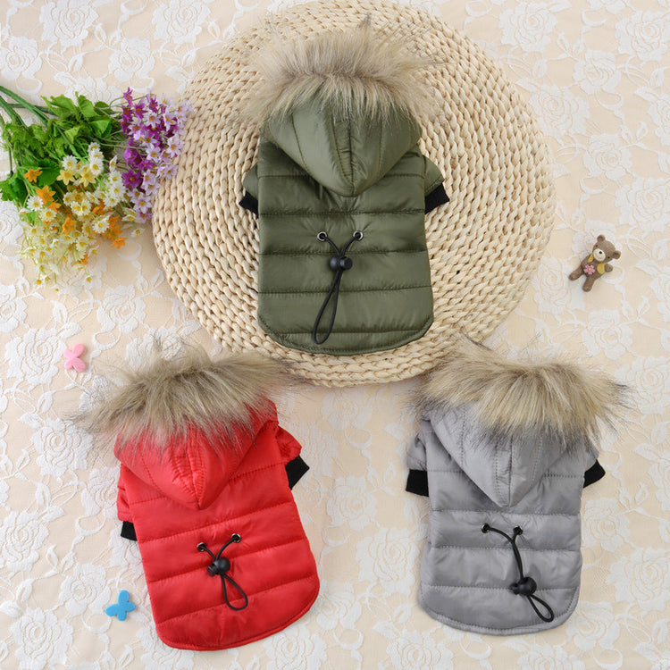 a group of coats on a straw hat
