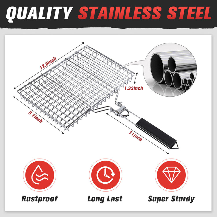 a metal grate with a handle