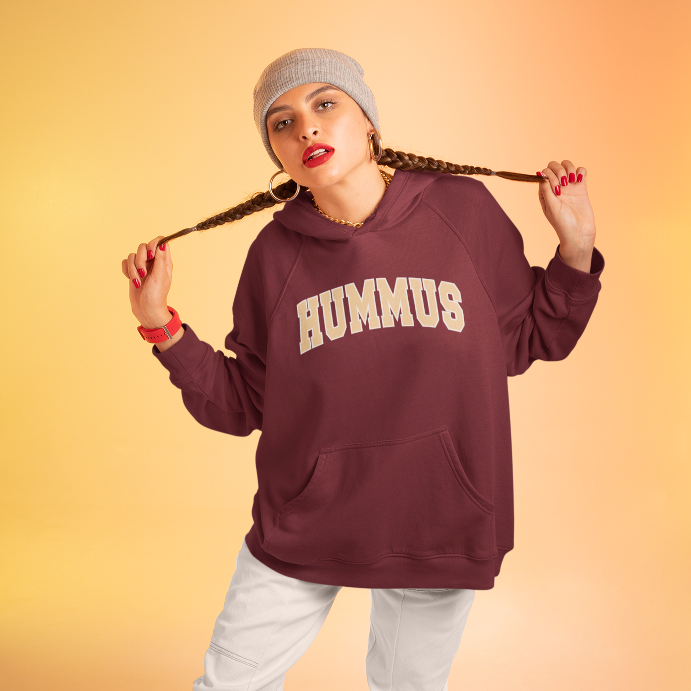Hummus - Organic Cotton Hoodie