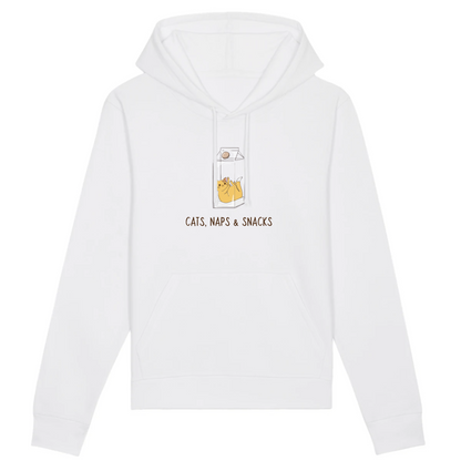 Cats, Naps & Snacks - Organic Cotton Hoodie