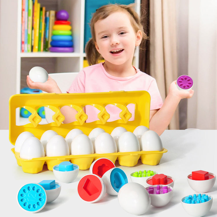 a girl holding an egg in her hand