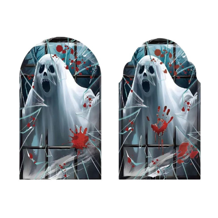 a two images of a ghost
