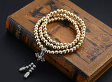 Stainless Steel Lightning Bead Necklace