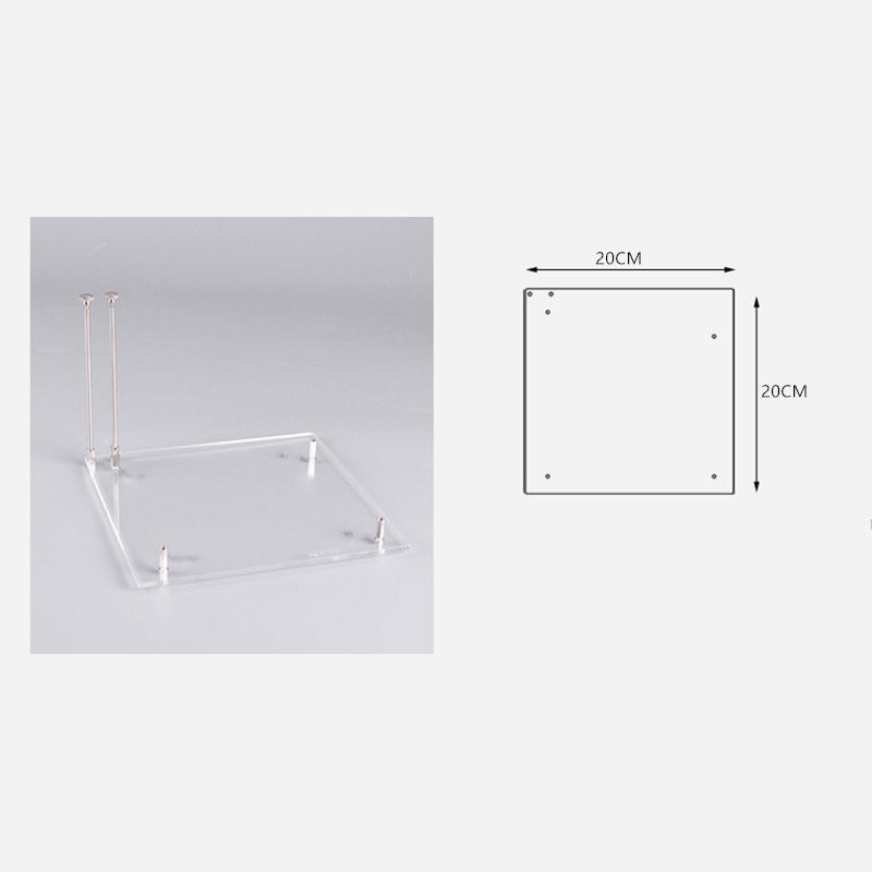 Computer case transparent acrylic single board computer motherboard DIY modified  bracket ITX ATX board type MATX