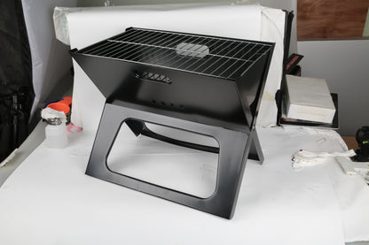1Pc Portable BBQ Barbecue Grill Foldable Charcoal Grill Camping Garden Outdoor Travel