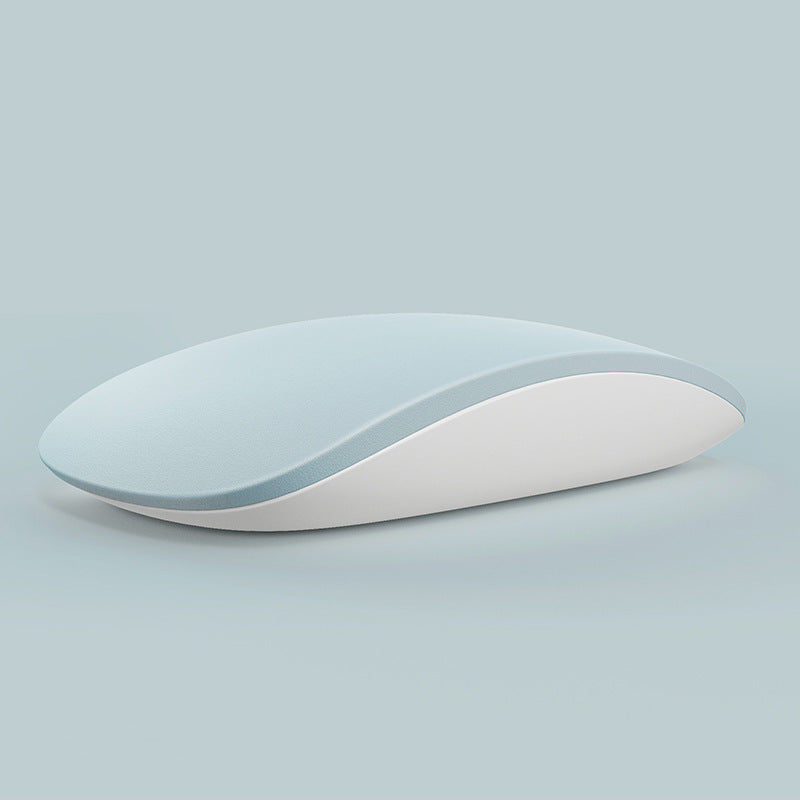 a computer mouse on a blue background