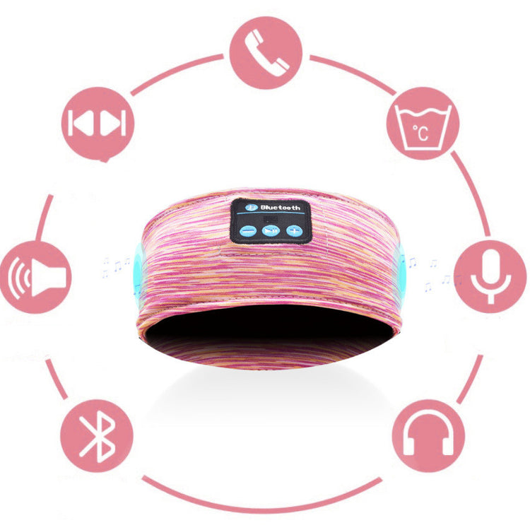 a pink and bluetooth headphones